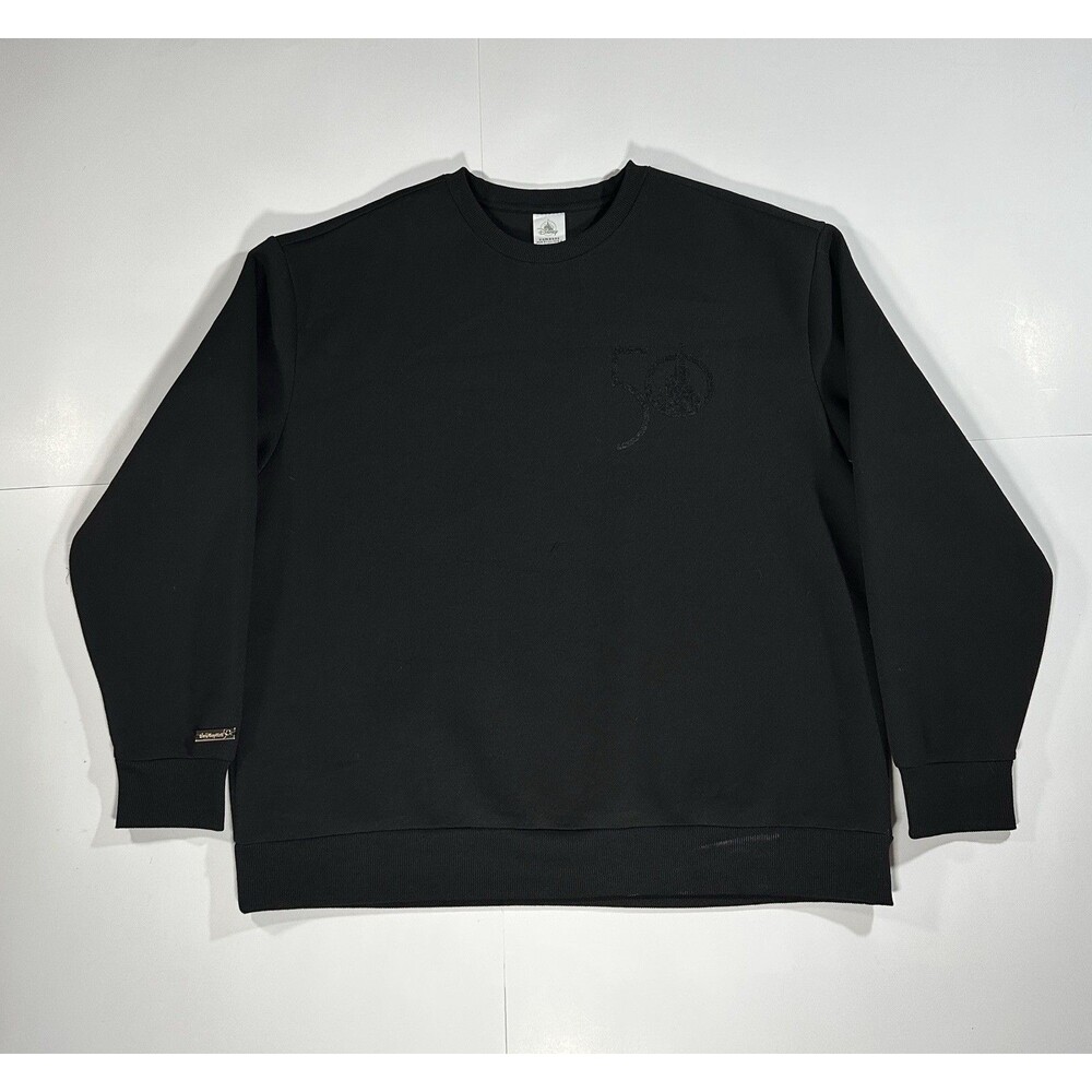 Walt Disney World 50th Anniversary Sweatshirt Black Crewneck Adult XL Pullover